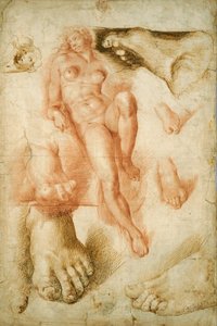 ミケランジェロのオーロラをコピー 作： Bartolommeo Passerotti